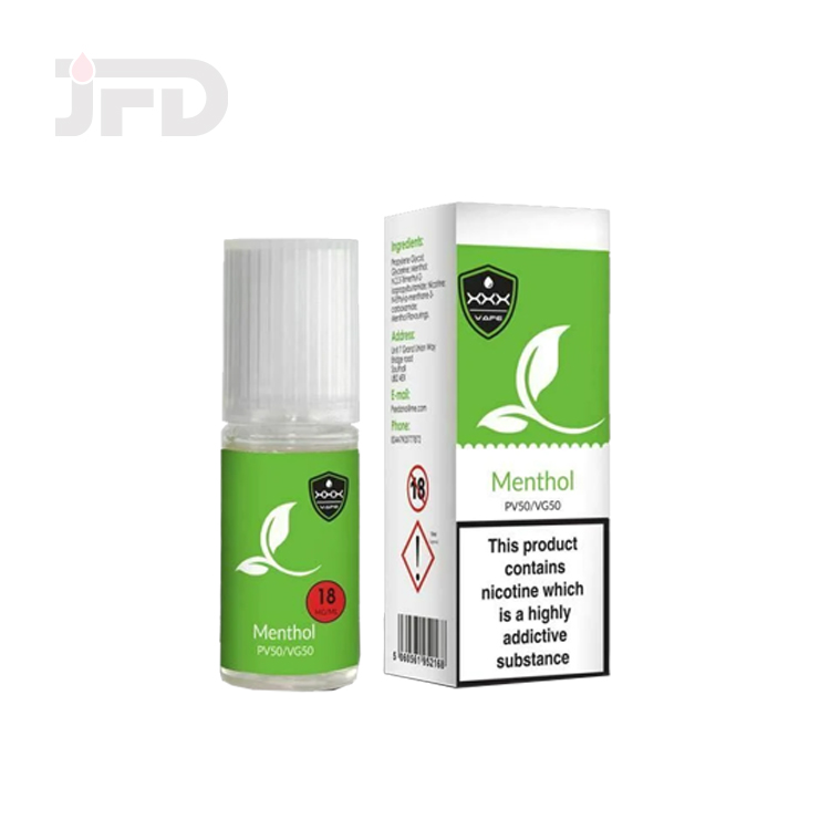 MENTHOL ELIQUID 10ML BY XXX VAPE